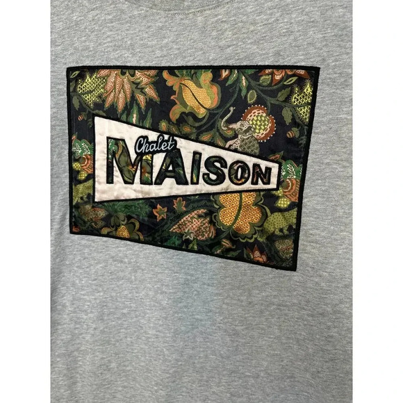 Scotch & Soda Chalet Maison sweatshirt gray size M - Picture 3 of 11